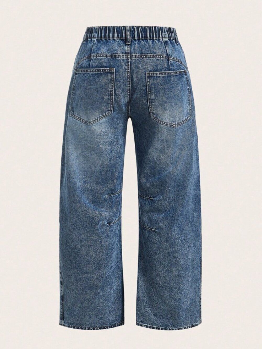 Bohemian Distressed Denim Barrel Jeans Size 4X - Picture 8 of 8